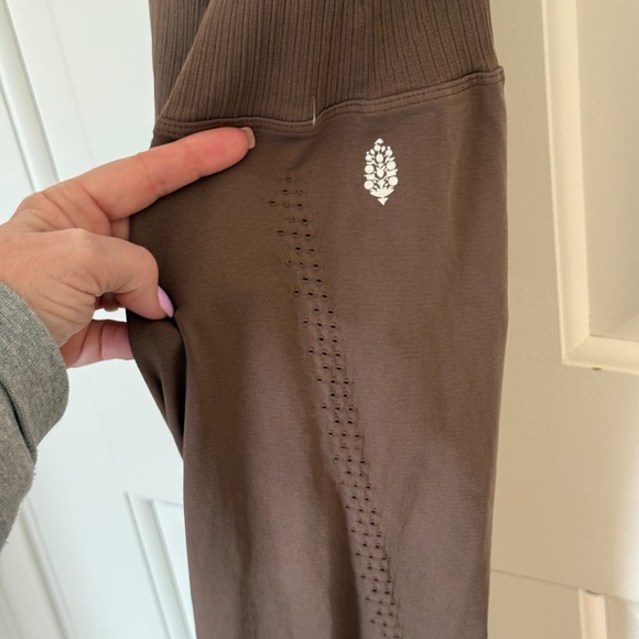 New! Free People Movement Good Karma High Neck Onsie in Wild Mustang 45455 - Picture 7 of 13